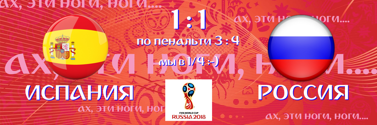 Все на футбол Россия - Испания!